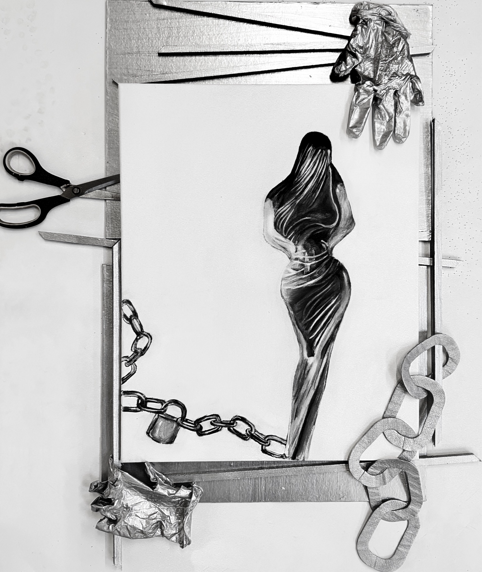 A Metal Cage Made of Cloth